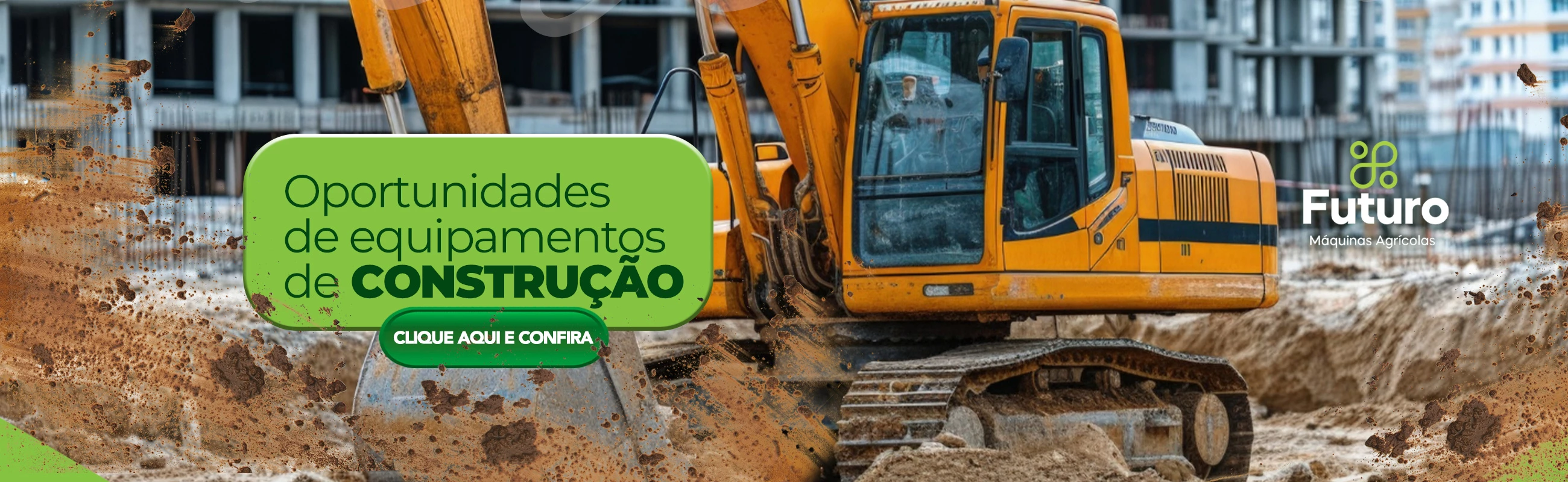 Oportunidades de equipamentos de construção