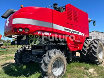 COLHEITADEIRA MASSEY FERGUSON 6690 ANO 2016